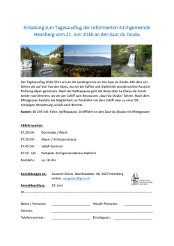 Flyer - Kirchgemeinde Heimberg