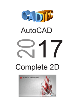 AutoCAD 2017 Complete 2D