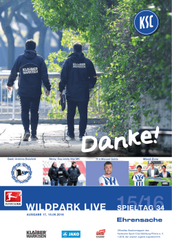 WilDpaRk liVE - Karlsruher SC