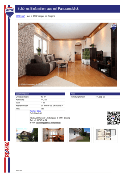 Schönes Einfamilienhaus mit Panoramablick