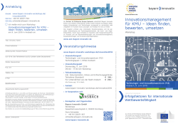 Innovationsmanagement f&uuml;r KMU &ndash; Ideen finden, bewerten, umsetzen