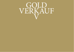 Goldverkauf V - Künstler- und Atelierhaus Goldstraße 15