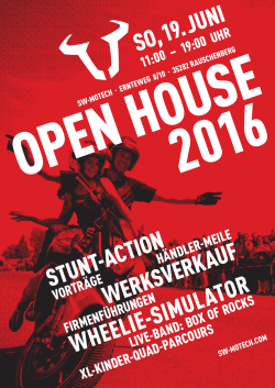 Open House Flyer - SW