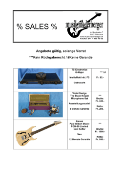 link sales-liste - Musik Niederberger