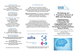 Einladung zur 1. Frankfurt School of EEG and Epilepsy