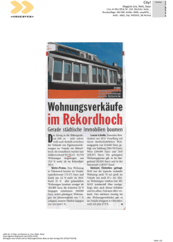 im Rekordhoch - RE/MAX Austria