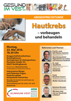 Hautkrebs - Marler Zeitung