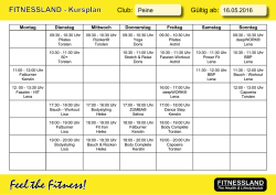 G&uuml;ltig ab: Club: Peine