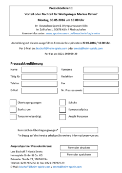Akkreditierung - Deutsche Sporthochschule Köln