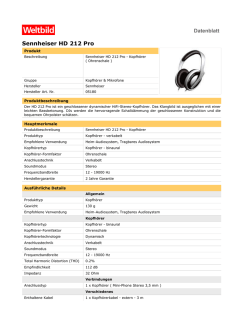 Sennheiser HD 212 Pro