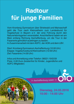 Radtour für Familien