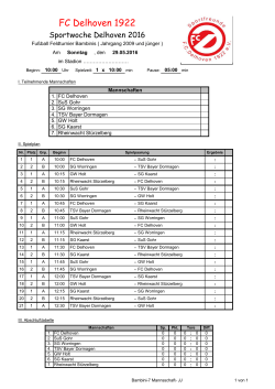 JJ - Sportfreunde FC Delhoven 1922 eV