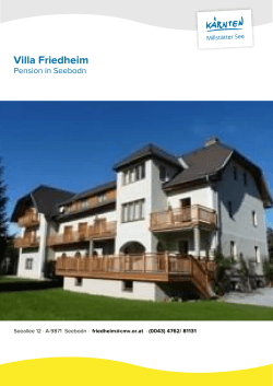 Villa Friedheim in Seebodn