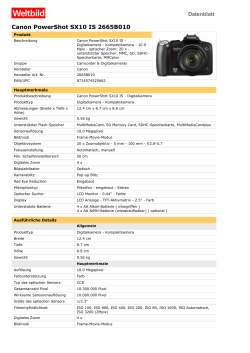 Canon PowerShot SX10 IS 2665B010