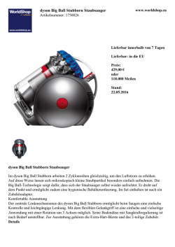 dyson Big Ball Stubborn Staubsauger