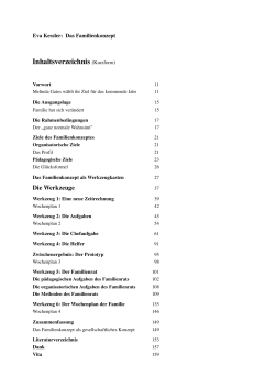 Inhaltsverzeichnis Kurzform - evakessler.de