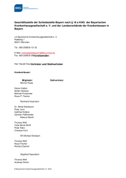 Als PDF speichern - Bayerische Krankenhausgesellschaft eV
