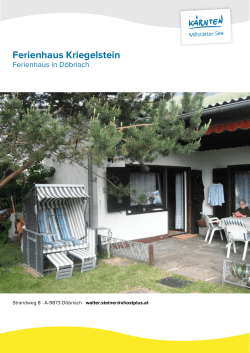 Ferienhaus Kriegelstein in Döbriach