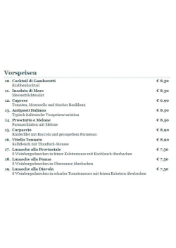 Speisekarte - Lieferservice Weiz