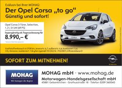 Der Opel Corsa „to go“
