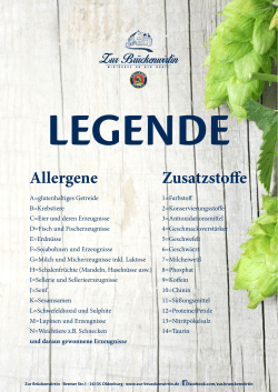 Allergen Legende