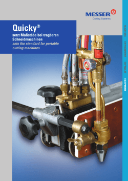 Quicky® - Messer Cutting Systems RU