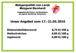 Metzgerei-Angebote