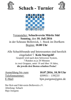 Ausschreibung