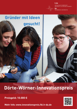 D&ouml;rte-W&ouml;rner-Innovationspreis