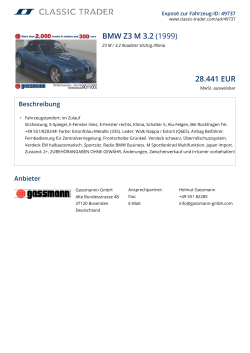 BMW Z3 M 3.2 (1999) 28.441 EUR
