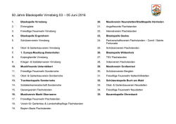 Infos zum Festzug - Blaskapelle Virnsberg