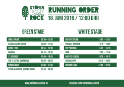 Running Order