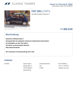 FIAT 500 L (1971) 11.900 EUR
