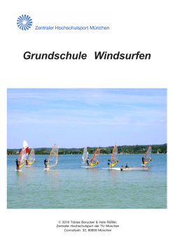 Grundschule Windsurfen - Zentraler Hochschulsport