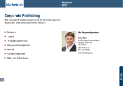 Corporate Publishing - Vogel Business Media