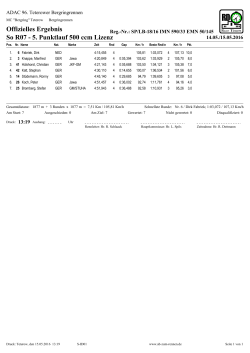 R07 Solo 500ccm - 5. Punktlauf