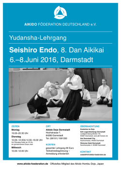 Ausschreibung - Aikido Föderation Deutschland