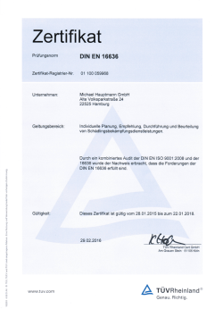 DIN EN 16636 - Hauptmann GmbH