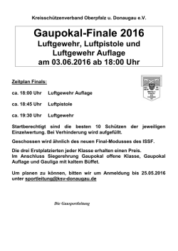 Gaupokal-Finale 2016 - ksv