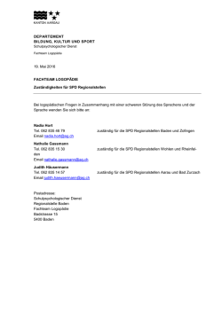 Informationen - Schulen Aargau