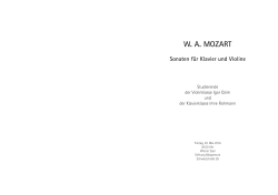 wa mozart - Mozarteum