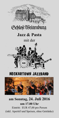 Jazz & Pasta - Schloss Weitenburg