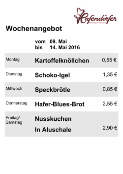 16-09.05.-14.05.2016 Angebotsübersicht