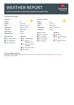 Wetter PDF - Zugspitze