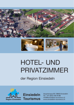 Hotel- und Privatzimmer