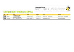 BAFA - Energieagentur Zollernalb