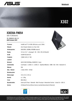 X302UA-FN054 - Studentbook