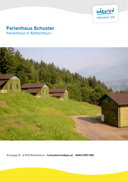 Ferienhaus Schuster in Rothenthurn