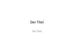 Der Titel [Kompatibilitätsmodus]