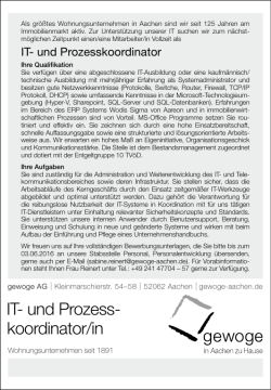 IT- und Prozess- koordinator/in
